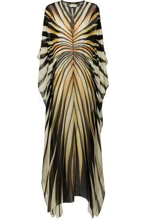 Roberto Cavalli Kaftan-kjole i silke