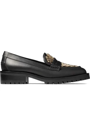 Jimmy Choo Deanna loafers med nitteudsmykning