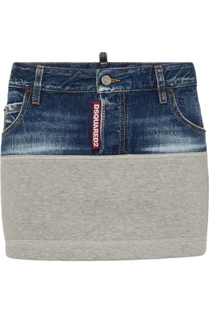 Dsquared2 Kort nederdel i kontraststof