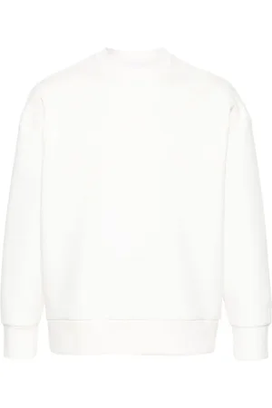 Neil Barrett Sweatshirt i scuba-jersey med lyntryk