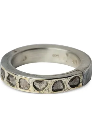 PARTS OF FOUR Sistema Fuse Mega Pavé diamantring i sterlingsølv
