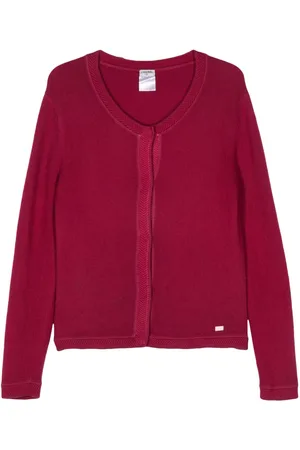 CHANEL Cardigan med logoplade fra 2003