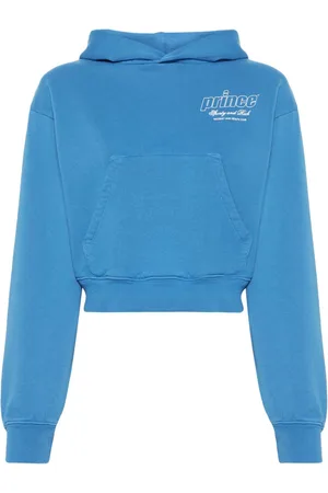 Sporty & Rich Cropped hættetrøje med logotryk