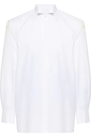 Maison Margiela Skjorte med ufærdig effekt