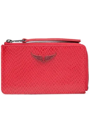 Zadig & Voltaire Wild kortholder med pythoneffekt