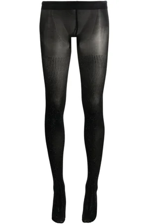 Wolford X Sergio Rossi tights med nitter
