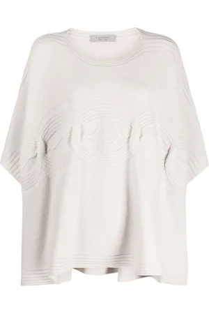 D.EXTERIOR Finstrikket kaftan-trøje