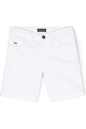 Emporio Armani Shorts med logoplade og fem lommer