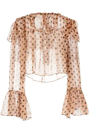 Caroline Constas Polkaprikket Thelma bluse