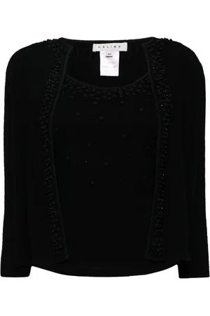Céline Cardigan med rhinstens-udsmykning