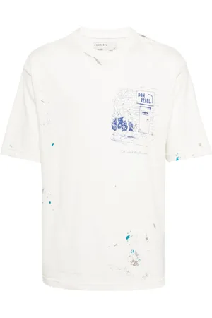 DOMREBEL Scuff Door T-shirt med grafisk tryk