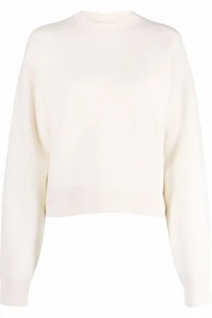 Jil Sander Striktrøje med rund hals