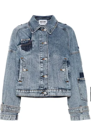 Moschino Jakke med indgraveret logo og knapper
