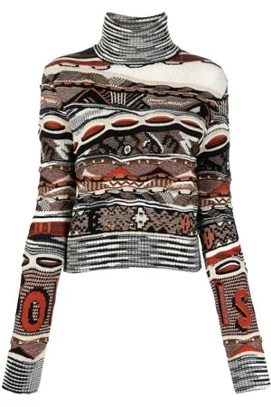 Missoni Striktrøje med rullekrave
