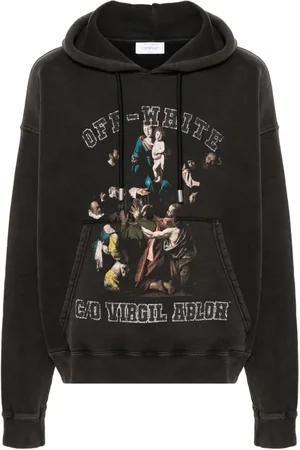 OFF-WHITE Hættetrøje med grafisk tryk