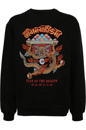 Maharishi Abundance Dragon sweatshirt i økologisk bomuld
