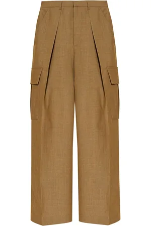 Burberry Cargo-bukser med plisseret detalje