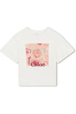 Chloé T-shirt med logotryk