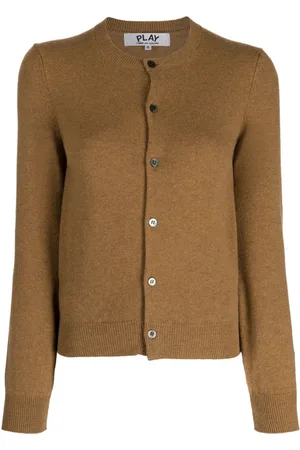Comme des Garçons Finstrikket cardigan i uld