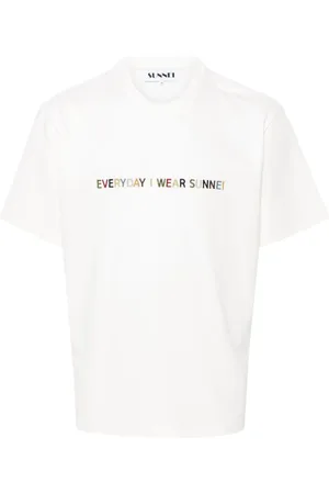 SUNNEI T-shirt med logobroderi
