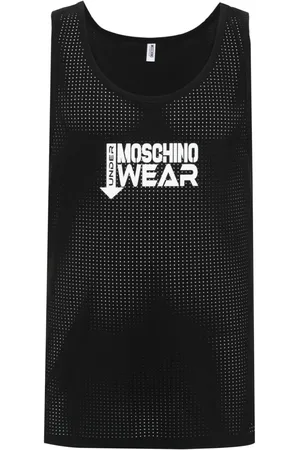 Moschino Tanktop med gummi-logo
