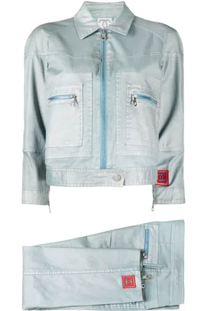 CHANEL Co-ord tøjsæt i denim fra 2002