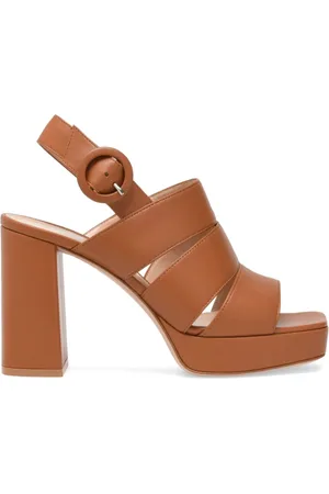 Gianvito Rossi 95 mm Lyonne sandaler med plateausål