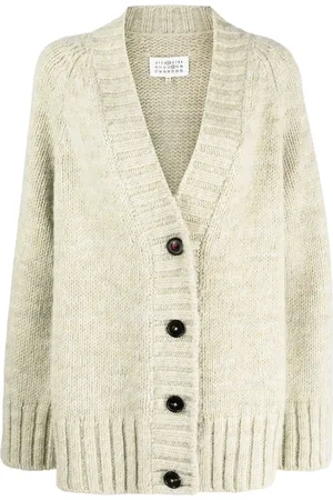 Maison Margiela Oversize cardigan i kraftig strik