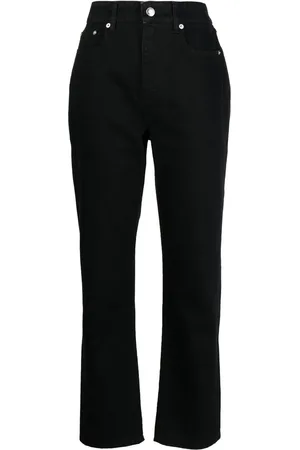 Maison Kitsuné Højtaljede denimjeans