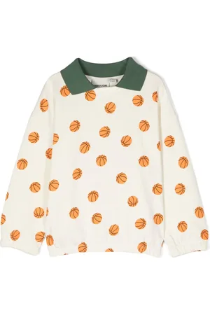 Mini Rodini Sweatshirt med basketball-tryk