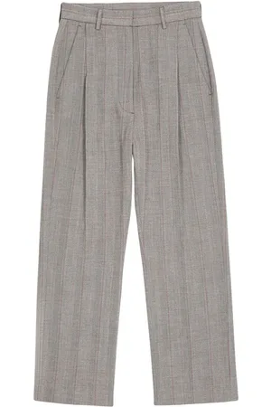 Maison Margiela Cropped bukser med plisseringer