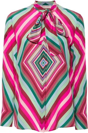 VALENTINO GARAVANI Silkebluse i crepe