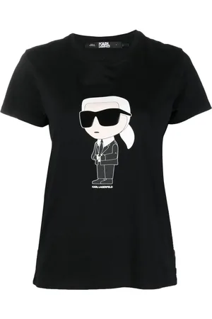 Karl Lagerfeld Ikon T-shirt i økologisk bomuld