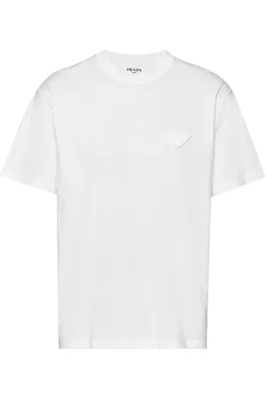 Prada T-shirt med trekantet logo