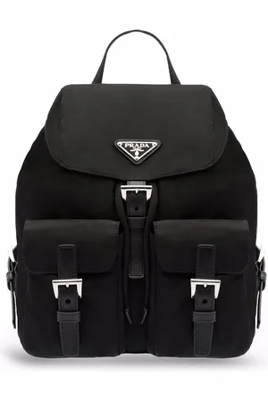 Prada Rygsæk med logoplade