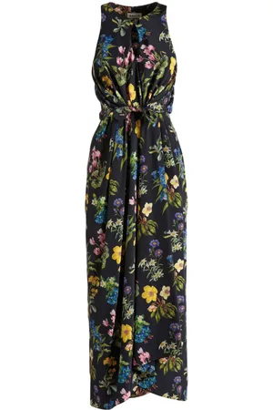 Bally Mellemlang kjole med blomstertryk