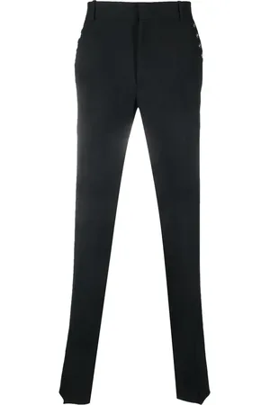 Alexander McQueen Cropped bukser med snørehulsdetalje