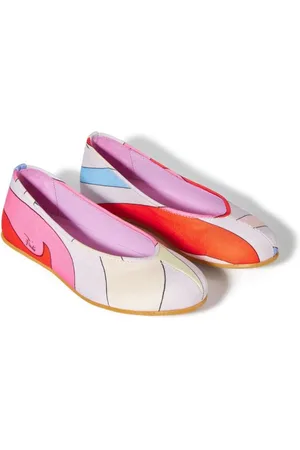 PUCCI Junior Ballerinaer med Marmo-tryk