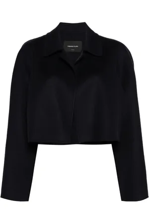 Fabiana Filippi Cropped filtet jakke med åben front