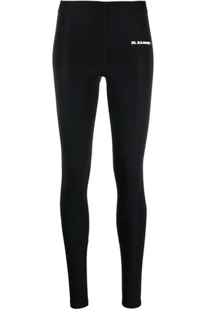 Jil Sander Leggings med logotryk