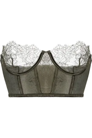 MAISON CLOSE Bustier-top med blondedetalje