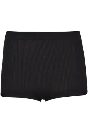 Prada Ribstrikkede shorts i merino-blanding