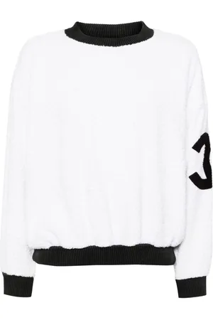 CHANEL Sweatshirt i frotté med CC-logo fra 1990-2000