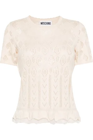 Moschino Top i pointelle-strik