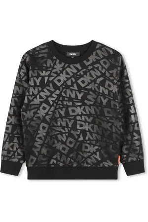 DKNY Sweatshirt med heldækkende logobånd