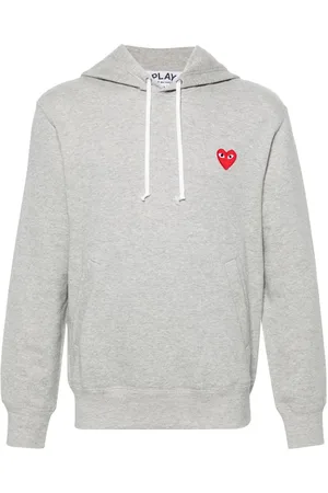 Comme des Garçons Hættetrøje med hjertemotiv