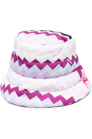 Missoni Polstret bucket-taske med zigzag-tryk
