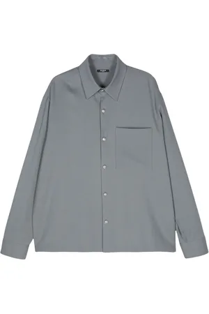 Balmain Silkenederdel med prægede knapper