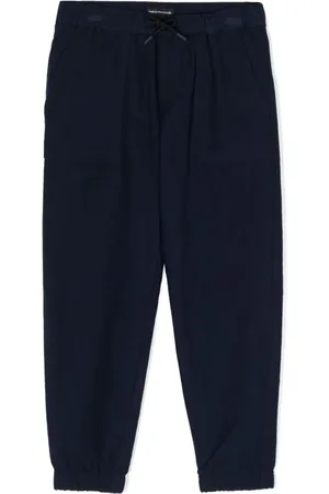 Emporio Armani Joggingbukser med sænket skridt og løbesnor