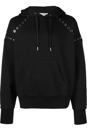Alexander McQueen Hættetrøje med hul-udsmykning